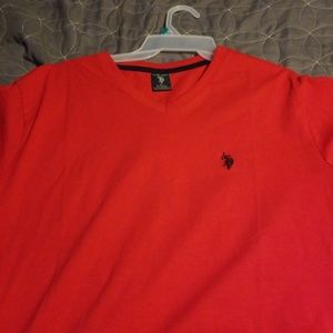 Polo red tee
